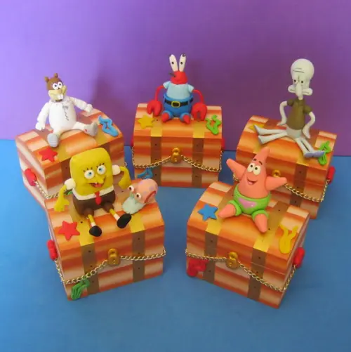CENTRO DE MESAS Bob Esponja