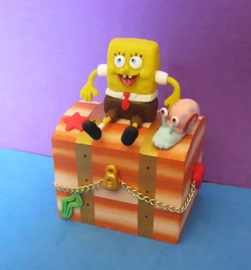 CENTRO DE MESAS Bob Esponja