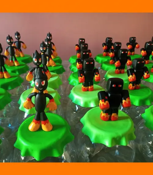 Centro de Mesas Potes 17 cm Minecraft Athos