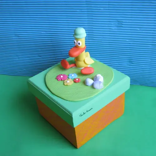 Duck Pocoyo caixa mdf lembrancinha