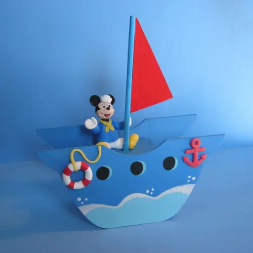 Festa Mickey Barco Centro de Mesas