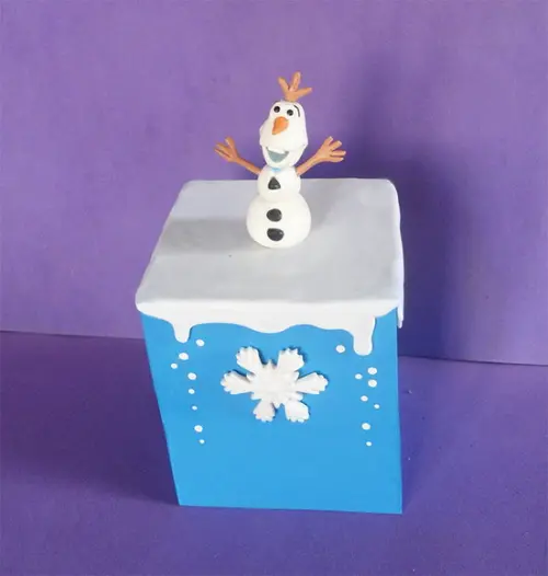 Frozen caixa cofre lembrancinha