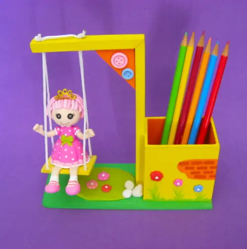lalaloopsy centro de mesas - balanço porta-lápis