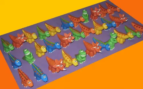 Kit Aplique Dinossaurinhos com 30