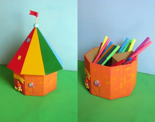 Tenda de Circo Centro de Mesa porta lápis mdf