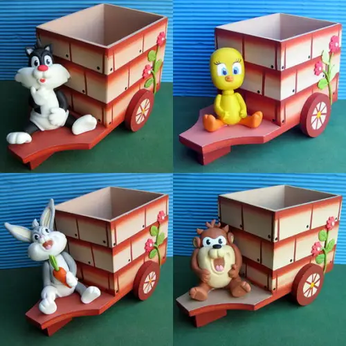 Looney Tunes cachepô lembrancinha