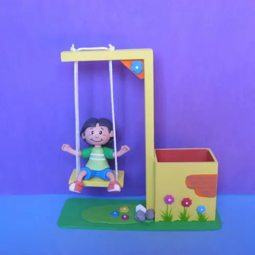 Meu amigãozão balanço porta lápis mdf lembrancinha