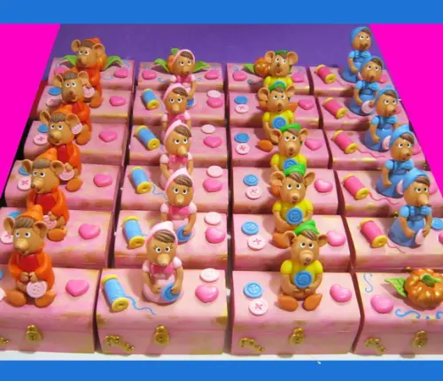 Mini Baú Ratinhos da Cinderela