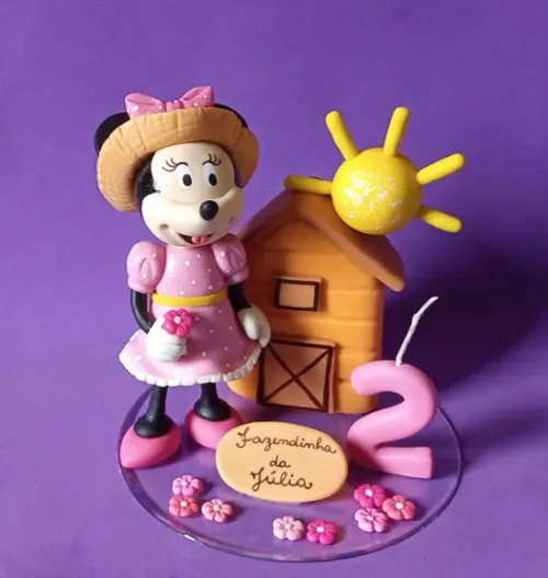 Minie Biscuit Topo de Bolo
