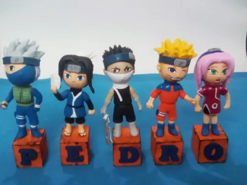 Naruto Personagens em Biscuit