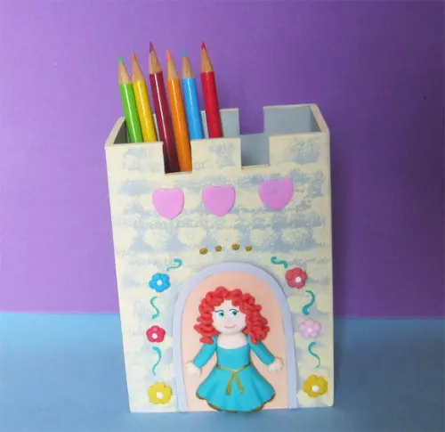 Porta Lápis Princesa Valente Centro de Mesa