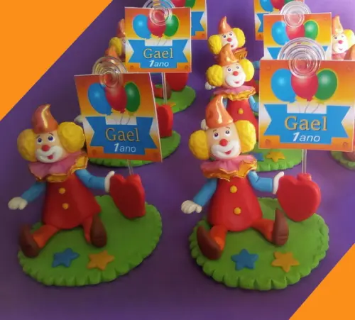 Porta recado personalizado Circo lembrancinha enfeite palhaço