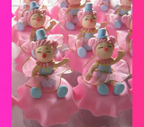 Potinho Circo Rosa