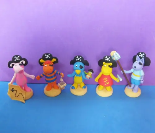 Topo de bolo dos backyardigans