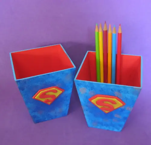 Super Homem Porta lápis