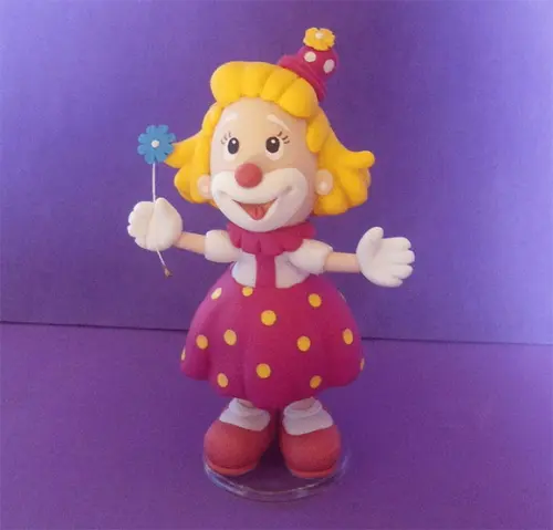 TOPO DE BOLO PALHACINHA FELIZ