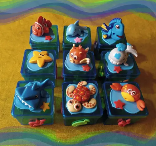 Turma do Nemo Caixa acrilica lembrancinha