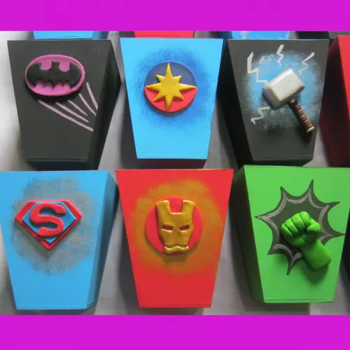 Vingadores Porta Lápis Centro de Mesa