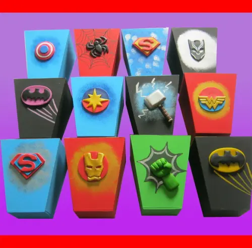 Vingadores Porta Lápis Centro de Mesa