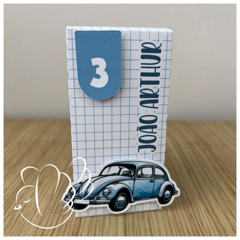 Kit Festa - Personalizado - Fusca Azul