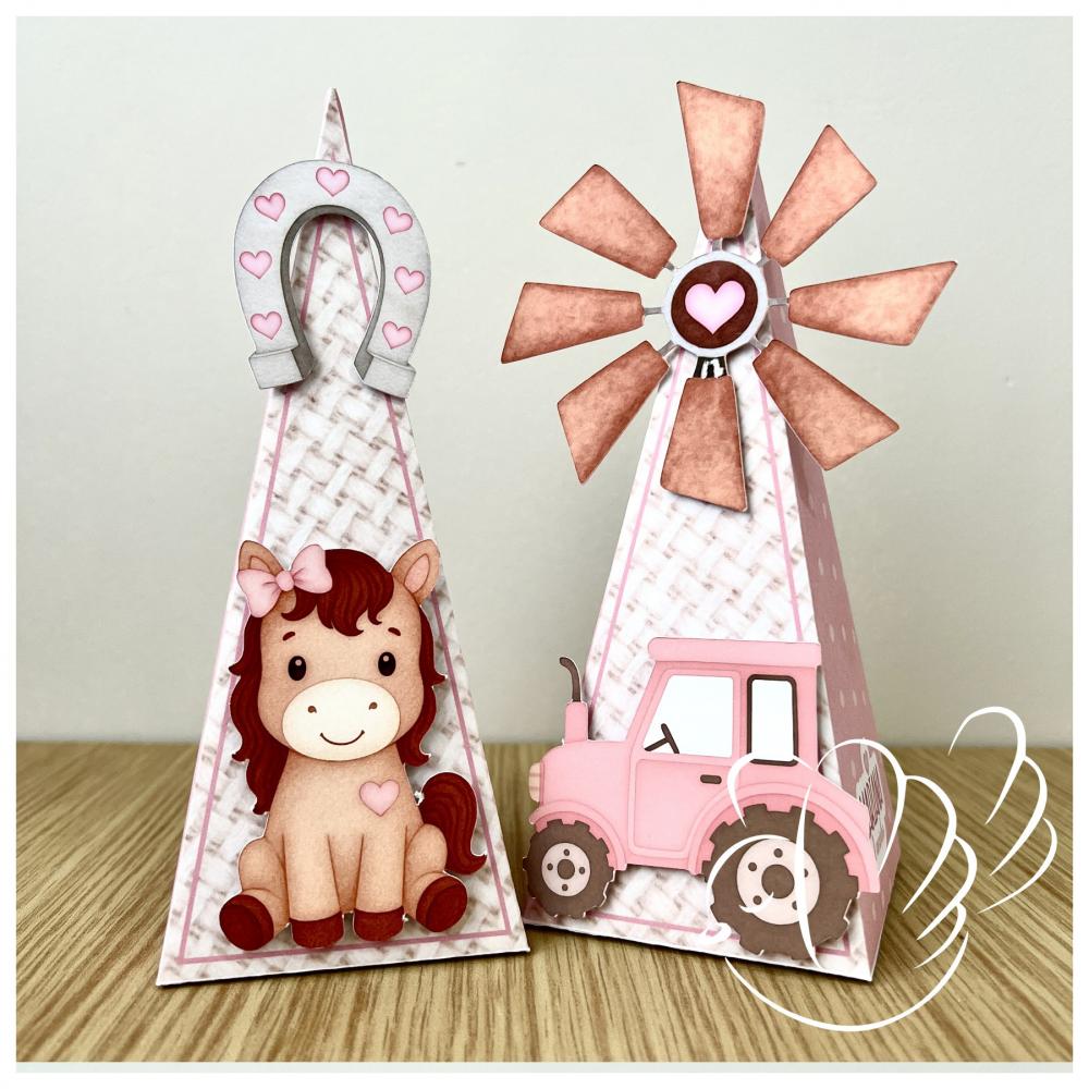 Kit Festa - Personalizado - Fazendinha Rosa