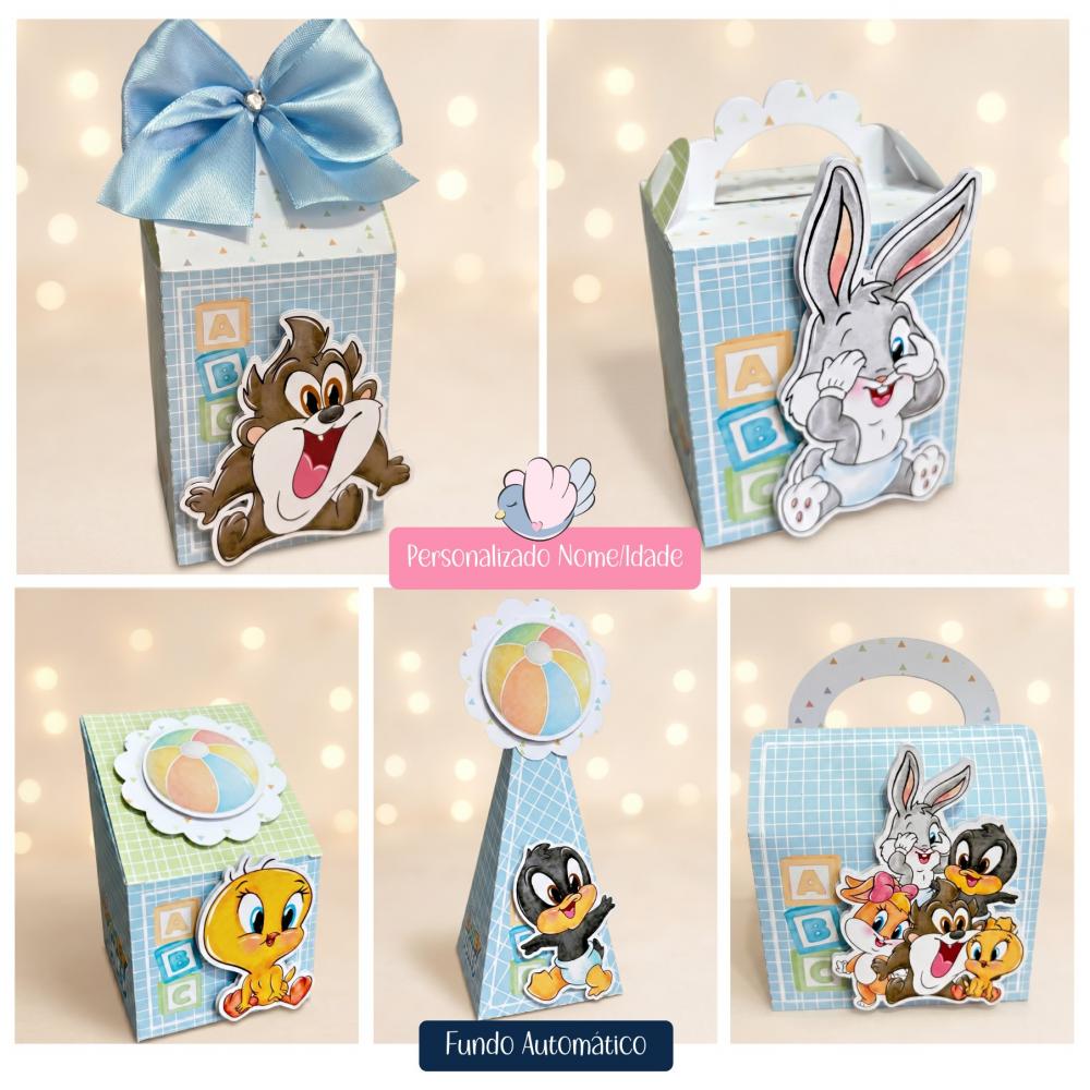 Kit Festa - Personalizado - Looney Tunes Baby Aquarela
