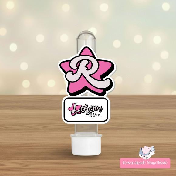 20 Apliques para Tubetes Personalizados - Clube dos Rosa