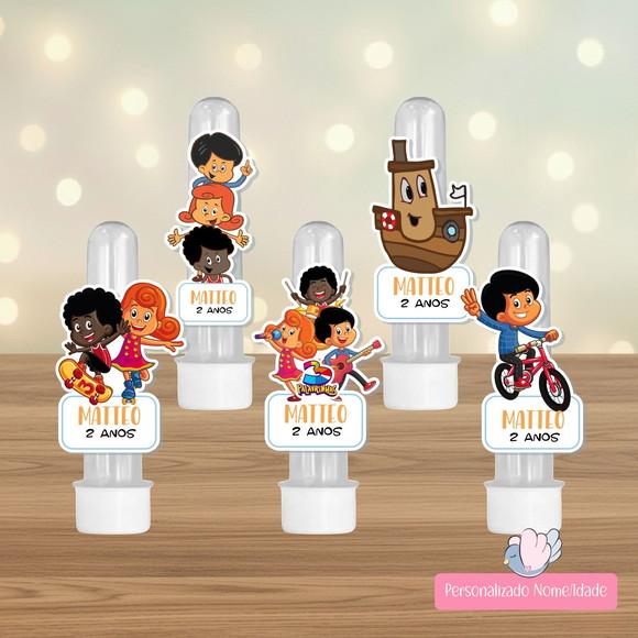 30 Apliques para Tubetes Personalizados - 3 Palavrinhas