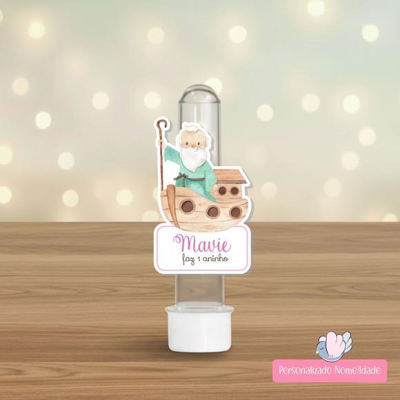 30 Apliques para Tubetes Personalizados - Arca de Noé Menina