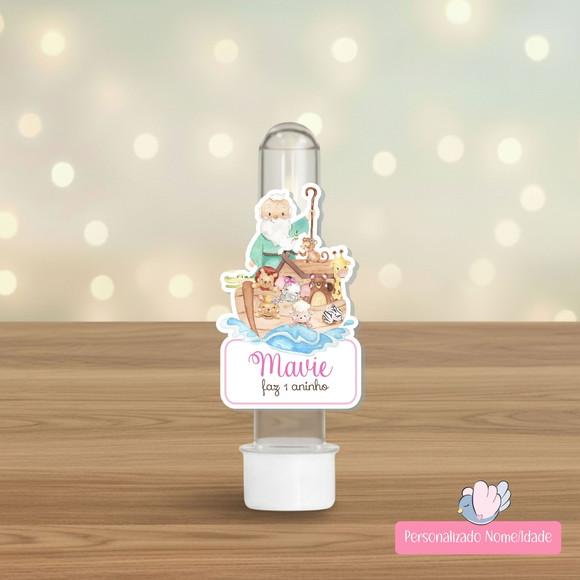 50 Apliques para Tubetes Personalizados - Arca de Noé Menina