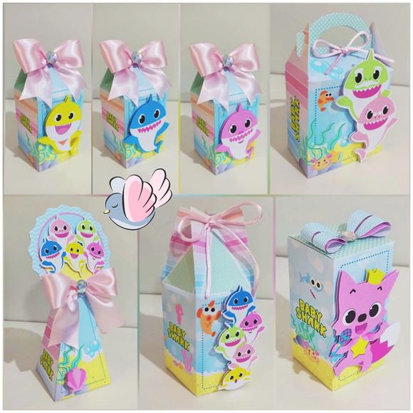 Kit Festa - Baby Shark Menina - 10 Itens
