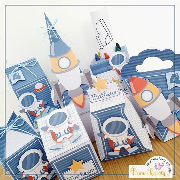 Kit Festa Astronauta -50 Itens