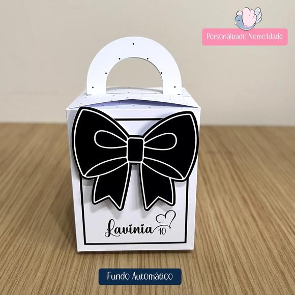 Personalizados - Caixinha - Laço Preto - 15 Itens
