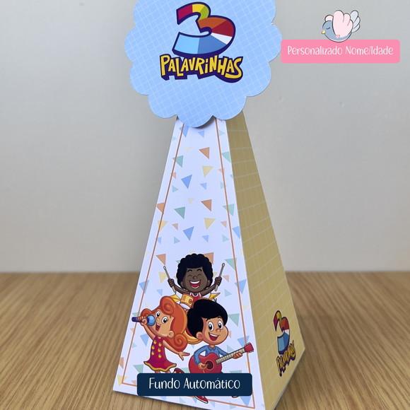 Personalizados - Caixinhas - 3 Palavrinhas - 10 Itens
