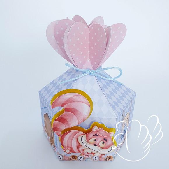 Personalizados - Caixinhas - Alice Aquarela - 10 Itens