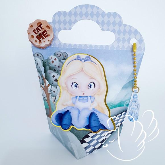 Personalizados - Caixinhas - Alice Aquarela - 10 Itens