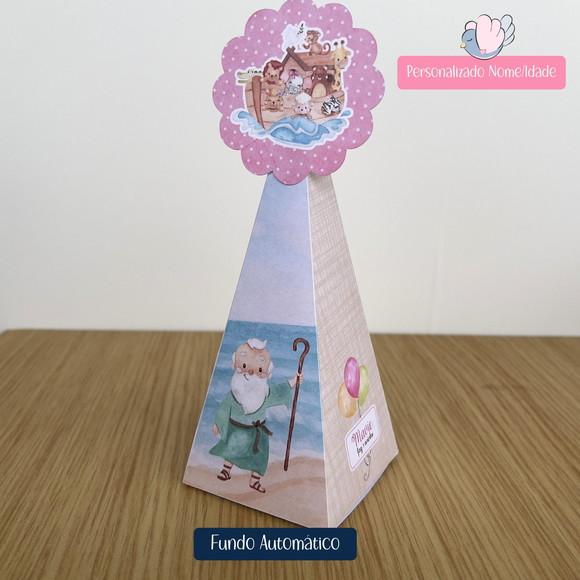 Personalizados - Caixinhas - Arca de Noé Menina - 25 Itens