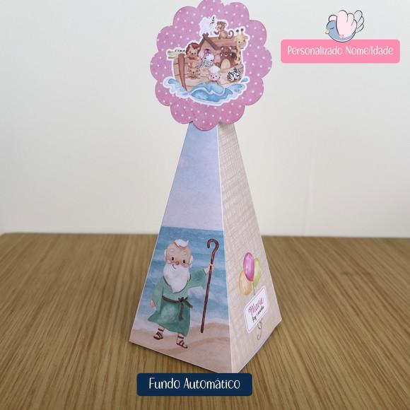 Personalizados - Caixinhas - Arca de Noé Menina - 25 Itens