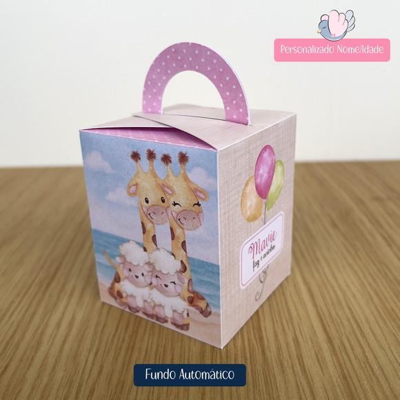 Personalizados - Caixinhas - Arca de Noé Menina - 30 Itens