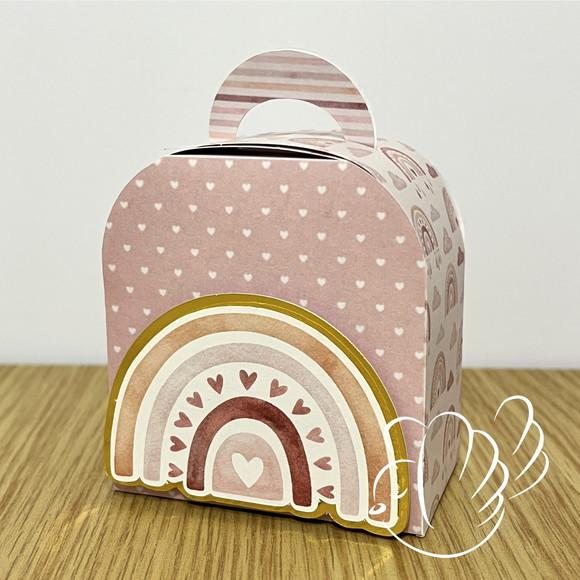 Personalizados - Caixinhas - Arco Iris Boho - 10 Itens