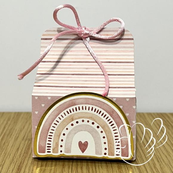 Personalizados - Caixinhas - Arco Iris Boho - 10 Itens