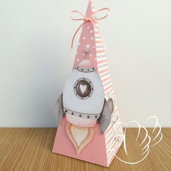 Personalizados - Caixinhas - Astronauta Menina - 10 Itens