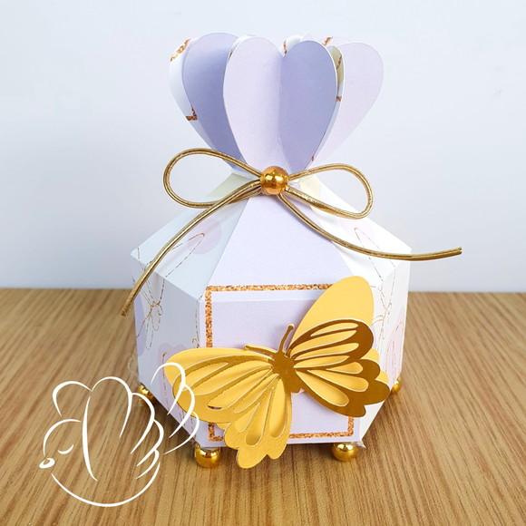 Personalizados - Caixinhas - Borboleta Candy - 10 Itens