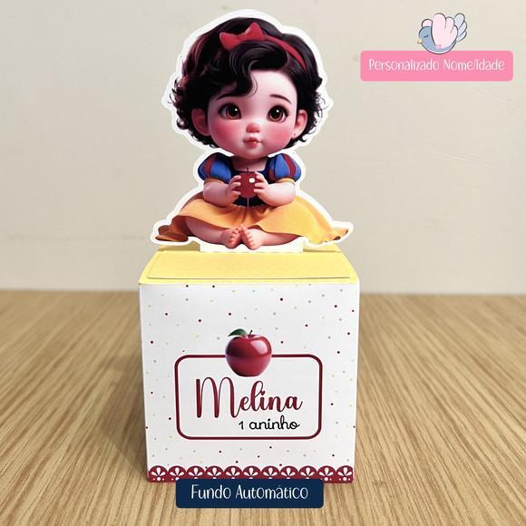 Personalizados - Caixinhas - Branca de Neve Cute - 20 Itens