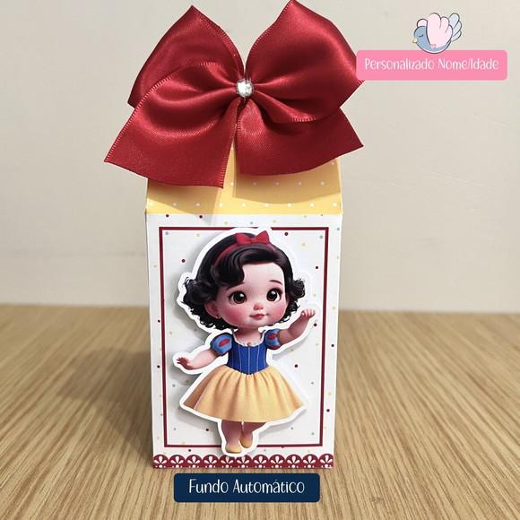 Personalizados - Caixinhas - Branca de Neve Cute - 50 Itens