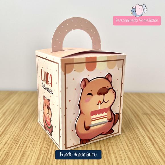 Personalizados - Caixinhas - Capivara - 15 Itens
