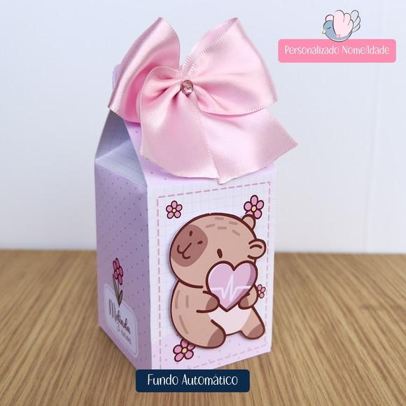 Personalizados - Caixinhas - Capivara Cute - 30 Itens