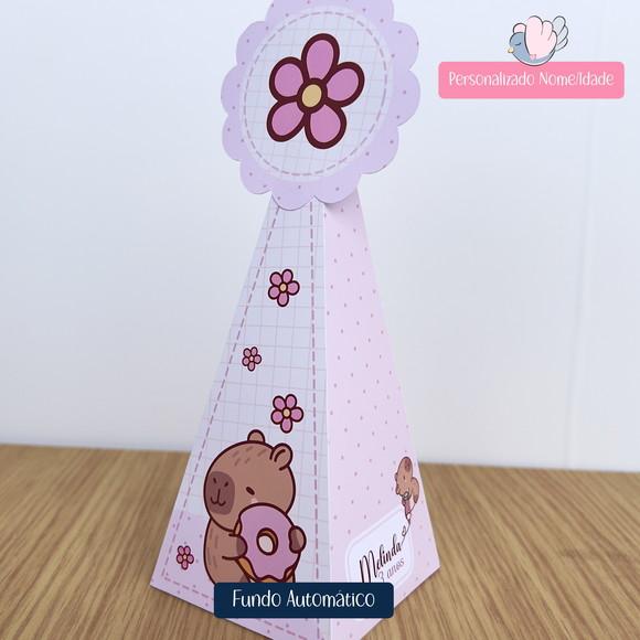 Personalizados - Caixinhas - Capivara Cute - 30 Itens