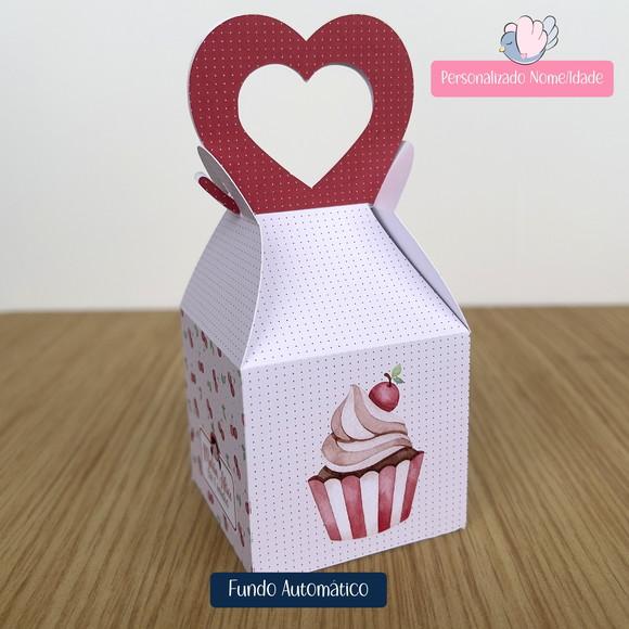 Personalizados - Caixinhas - Cerejinha do Bolo - 10 Itens