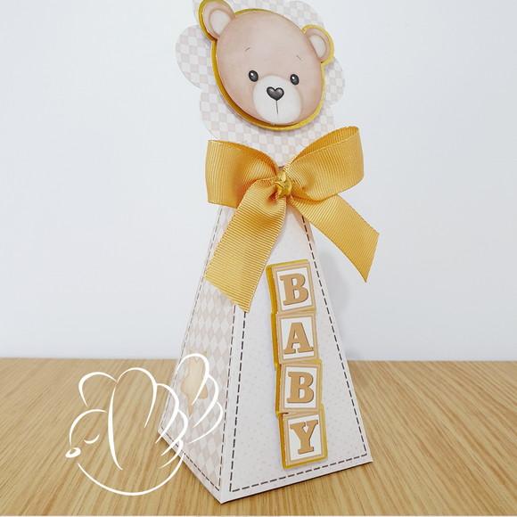 Personalizados - Caixinhas - Chá de Bebê Ursinho - 10 Itens